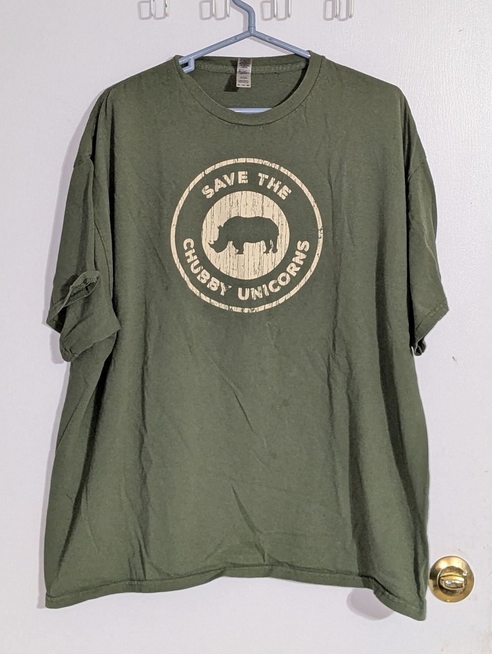 'Save the Chubby Unicorns' T-Shirt  2X